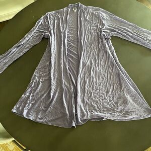 Azules Women’s Purple Long-Sleeve Duster size XL